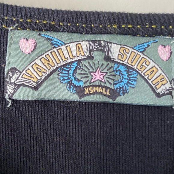 Y2K Vanilla Sugar AVENGED Rhinestone T-shirt - Picture 4 of 6